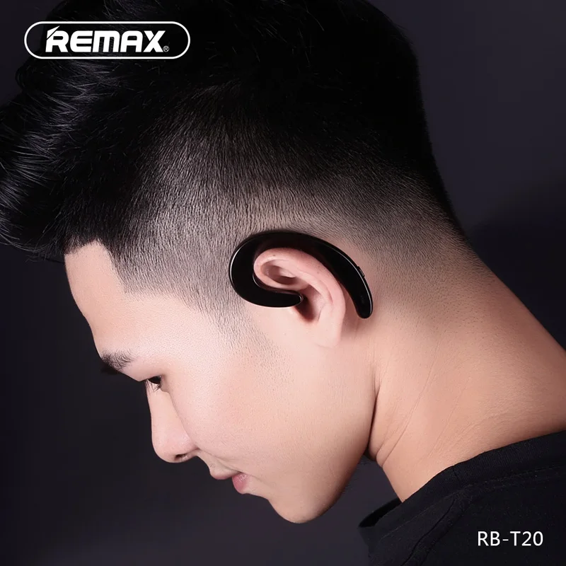Remax T20 Беспроводная Спортивная bluetooth-гарнитура, крючок, гарнитура для iPhone, двойные динамики, шум, автомобильные звонки, музыка, гарнитура для iPhone samsung huawei