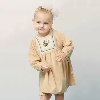 

2020 Spring Infants Baby Girl's Dress Toddlers Clothing Flower Elegant Dressing for 345678 years old Girls