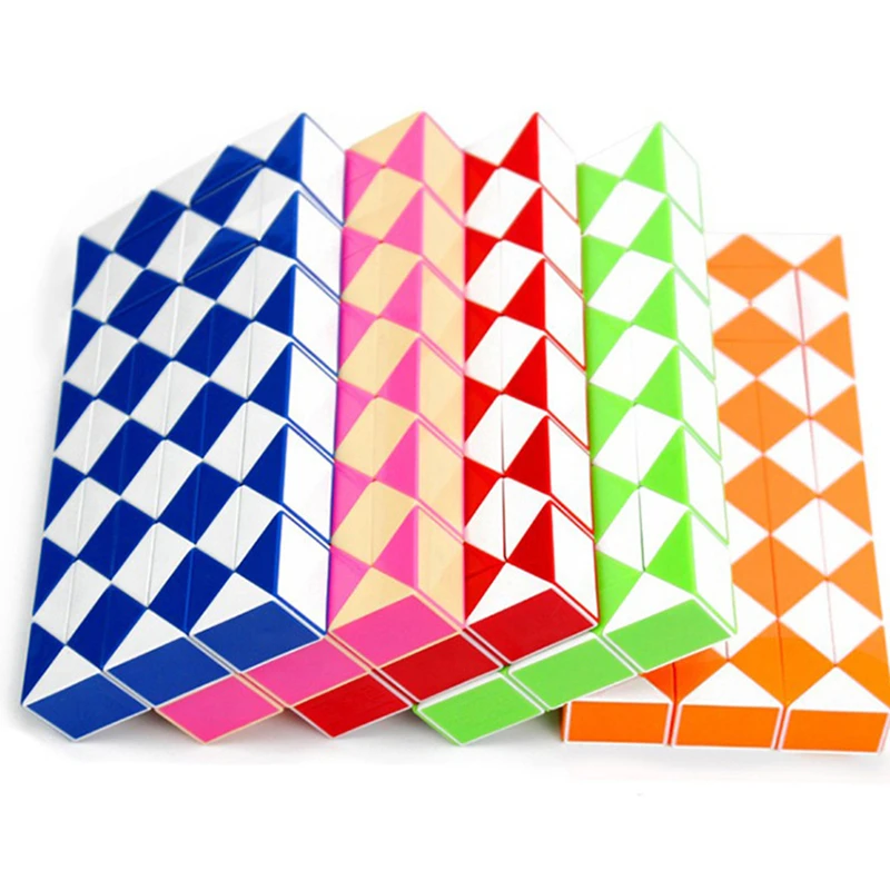 72 Sections Blocks Magic Ruler Puzzle Cube Variety DIY Elastic changed Twist Transformable Puzzle Toy for Children