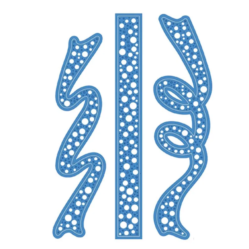 Dotty Streamers Metal Cutting Dies Stencil For Card Decorative Diy Scrapbooking Photo Paper Cards Crafts New Dies