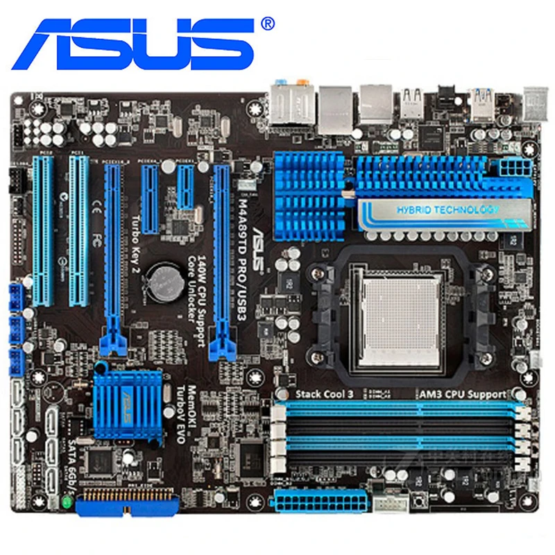 Материнские платы ASUS M4A89TD PRO USB3 разъем AM3 DDR3 16 Гб 890FX настольная материнская плата