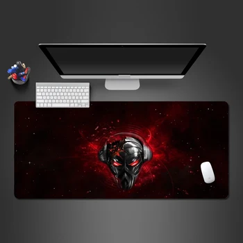 

Red Music Flame Skull Bloody Mouse Pad Senior PC Gaming Computer Keyboard Mouse Mat Fast Gamers Mat For Mouse Christmas Gift