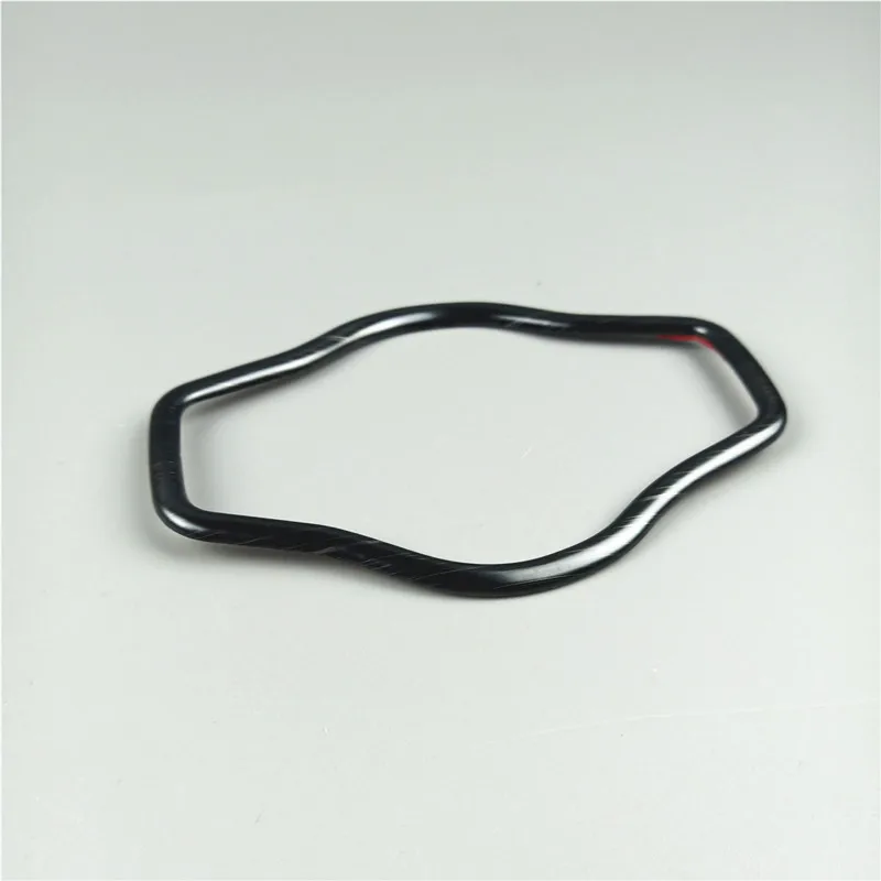 Car-Head-Lamp-Switch-Decoration-Frame-Cover-Black-Head-Light-Stainless-Steel-Trim-For-Audi-A4 (2)