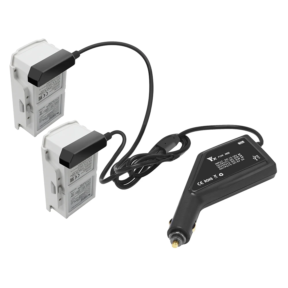 

Intelligent Car Charger Adapter for Xiaomi FIMI X8 SE Fast Charging Hub Remote Controller Battery Charger Quadcopter Accessories