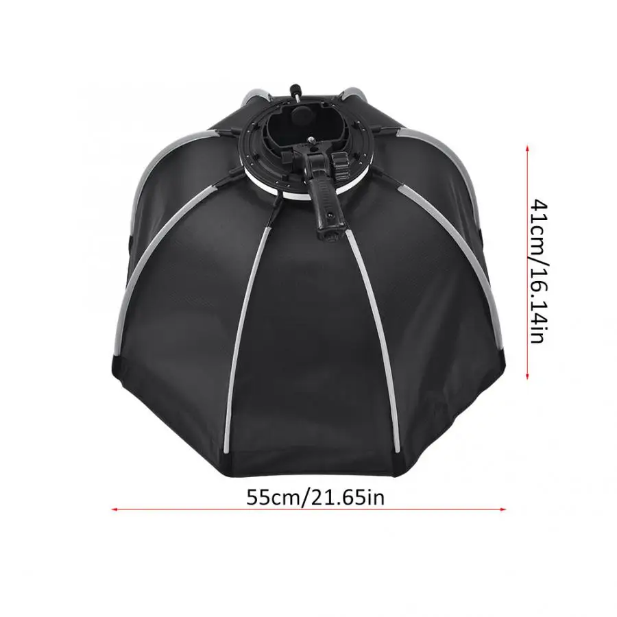 Фотостудия TRIOPO 55 см KS55 портативный складной Speedlite зонт для софтбокса софтбокс портативный открытый для вспышки камеры