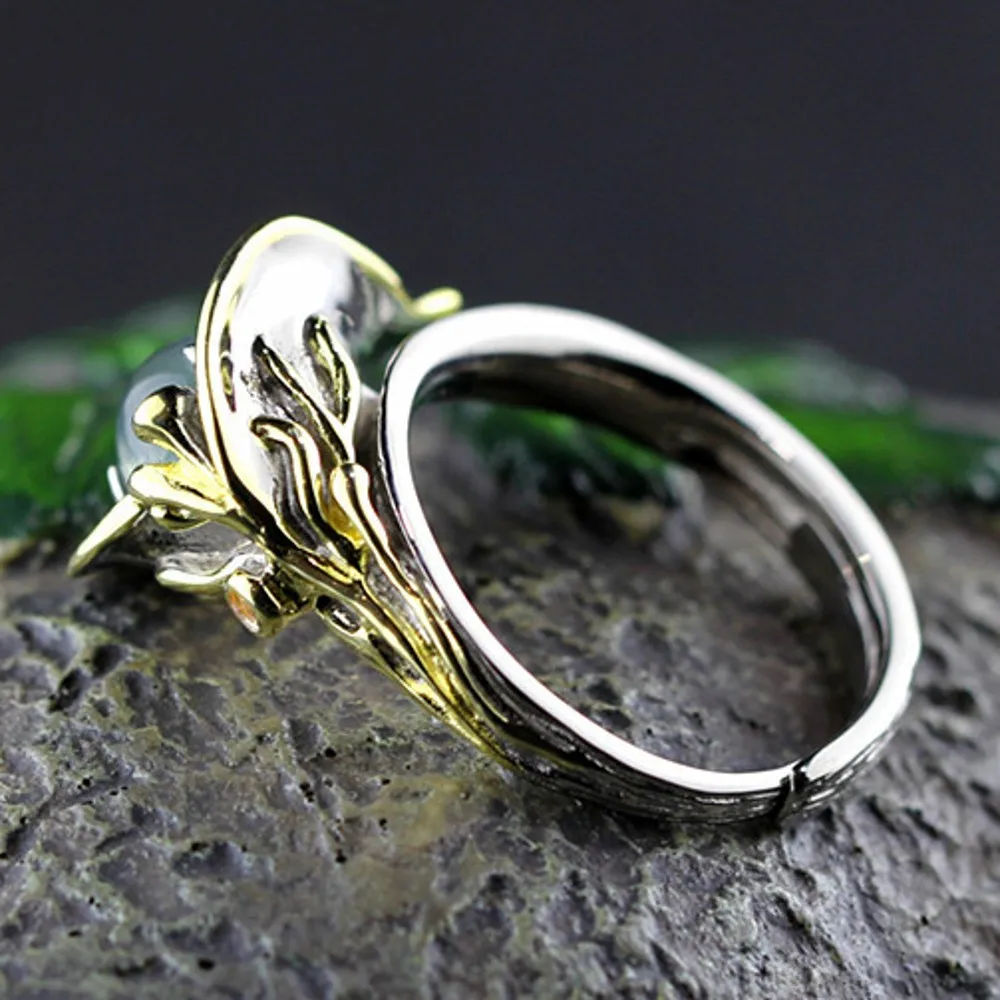 Серебро S925 с оригинальным дизайном кольца из камня|s925 silver|silver silverring silver |