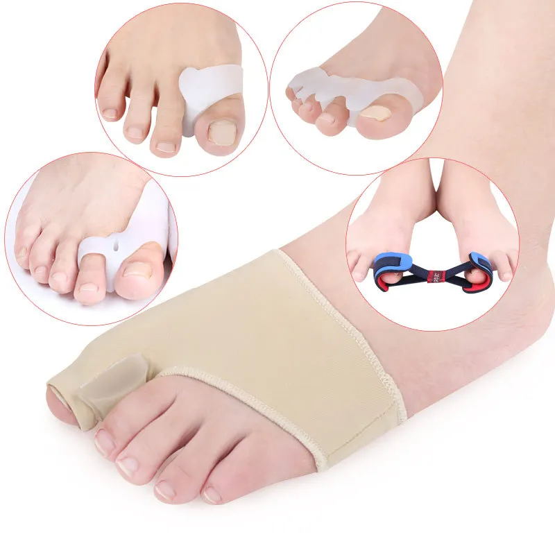 

Hallux Valgus Corrector Set Thumbstall Toe Separator Correction Pad Toe Separator Suit 5 Pieces