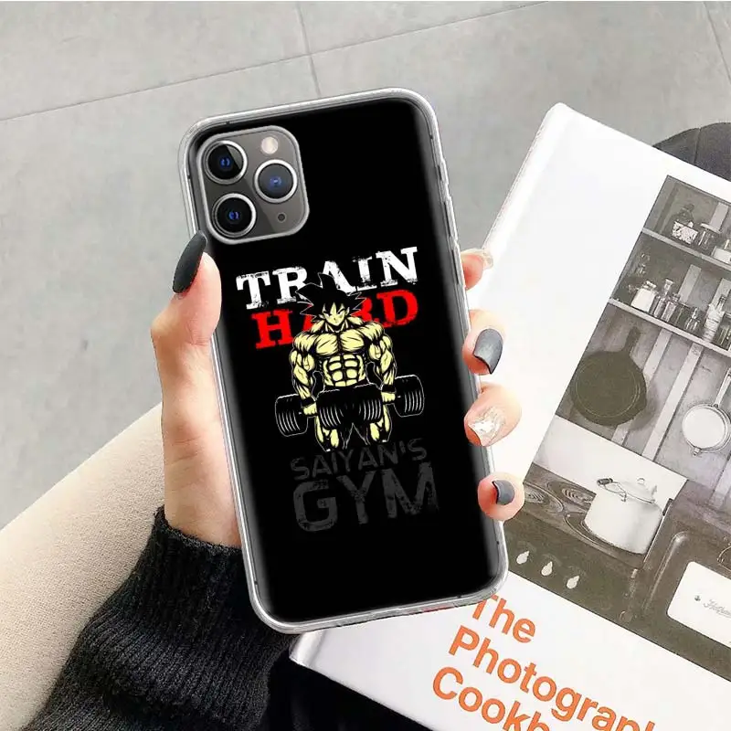 Чехол для бодибилдинга, тренажерного зала, фитнеса, для Apple iphone 11 Pro XS Max XR X 7 8 6 6S Plus 5 5S SE 10 десять подарочных силиконовых чехлов для телефона
