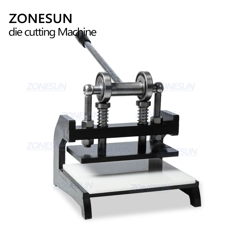 ZONESUN DM-2412N станок для высечки кожи ручной работы для высечки сережек прессовочная машина для штамповки штампов из стали