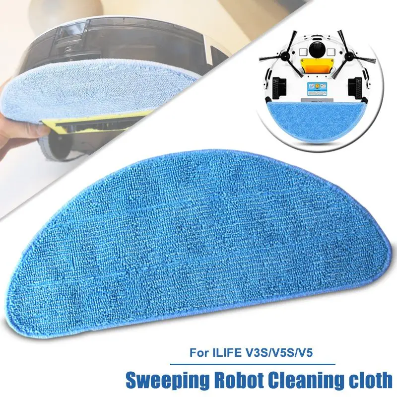 

1Pcs Mopping Cloths Cleaning Cloth smart Mop Robotic Vacuum Cleaner Clean Robot parts For Ilife V3S/V5S/V5 Robot
