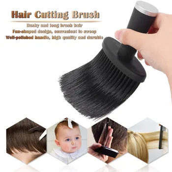 

Barber Neck Face Duster Brush Cleaning Hairbrush Hair Sweep Brush Salon Household Hair Cleaning Brush Nylon Hair Brush