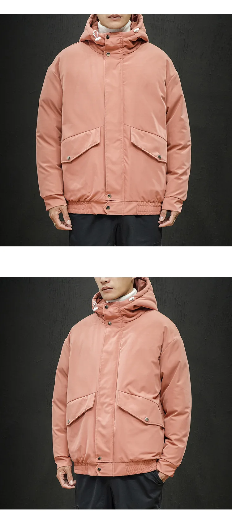 New Products Winter Cotton Coat Youth Students down Feather Cotton Jacket Cotton-padded Clothes Japanese-style Simple