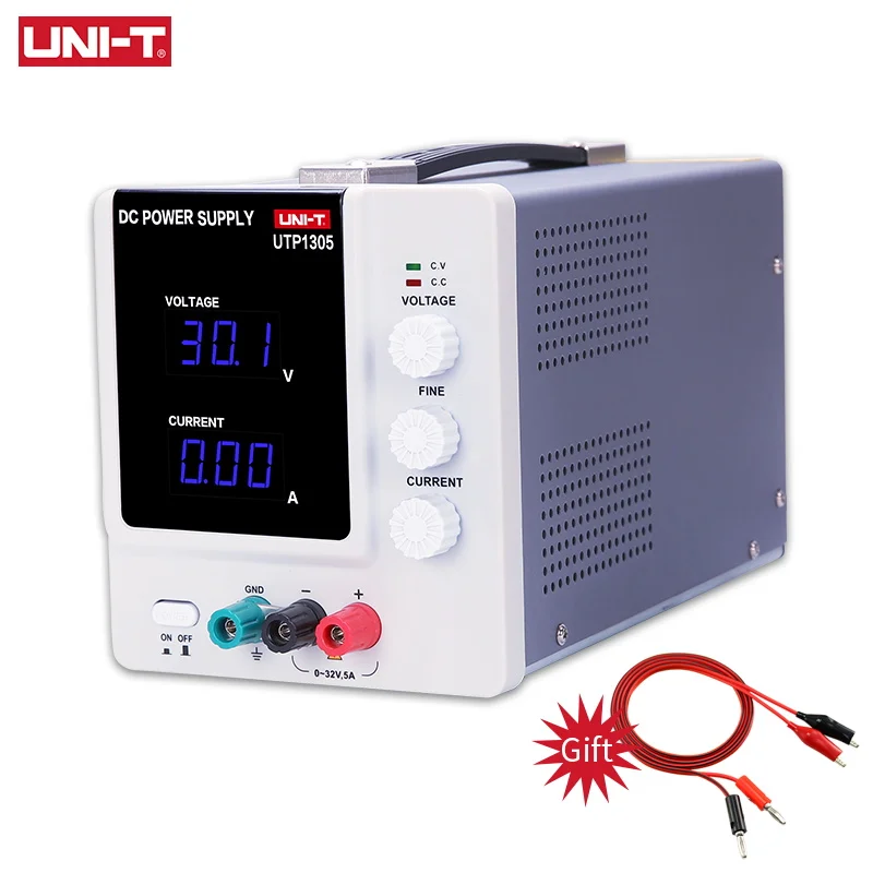 Источник питания UNI T UTP1303 1305 с переменным цифровым переключением 32 В 3 А 5 Линейный источник постоянного тока