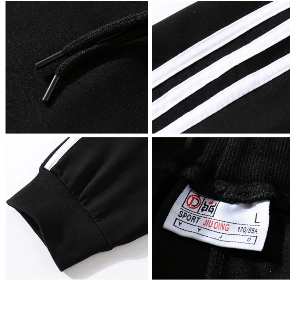 Mens Pants Fashions Men Harajuku Style Plus Size Keep Warm Workout Pants Winter New Clothing Casual Cotton Black Trousers