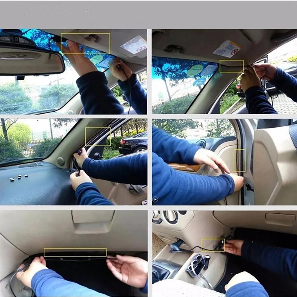 4 39 &quotips Двойной объектив Автомобильный видеорегистратор FHD 1080P Dashboard камера 170