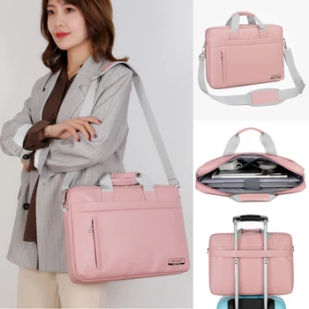 

Laptop Handbags Protective Shoulder Bag Notebook Carrying Case For 14 15 15.6 inch Macbook Pro 16 Case Xiaomi ASUS Lenovo Dell