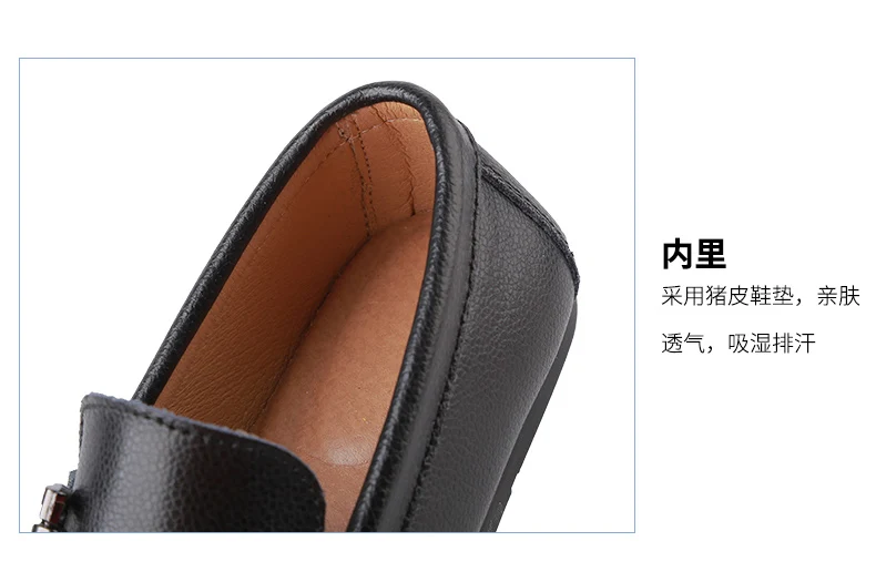 2020 Hot Boys Shoes Red Kids Girl Flats Casual Shoes Spring And Autumn Kids Moccasins Luxury Brand Children Soft Leather Loafer