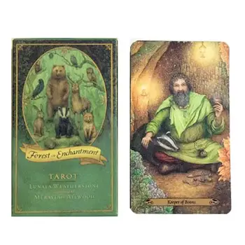 

NEW 78 Sheets Forest Of Enchantment Oracle Card Tarot Cards Friend Party Table Game Cards Hot Sale Deck Game Tarot Cards
