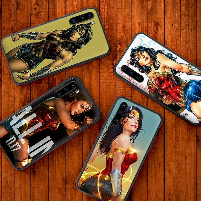 Wonder Woman чехол для huawei P8 P9 Mini P10 P20 2019 P30 LITE P Smart Z 2018 Pro Coque Funda | Мобильные телефоны и