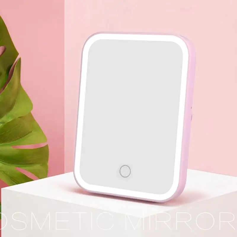 Touch Screen Makeup Mirror with LED Lights Table Desktop Lighted Illuminated Cosmetic Mirrors M6CE