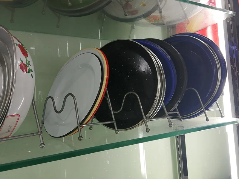 Импортные товары белая миска для фруктов фарфоровая эмалированная тарелка толстый круг фарфоровая эмалированная блюдо для риса Отель Ресторан фрукты тарелка Por