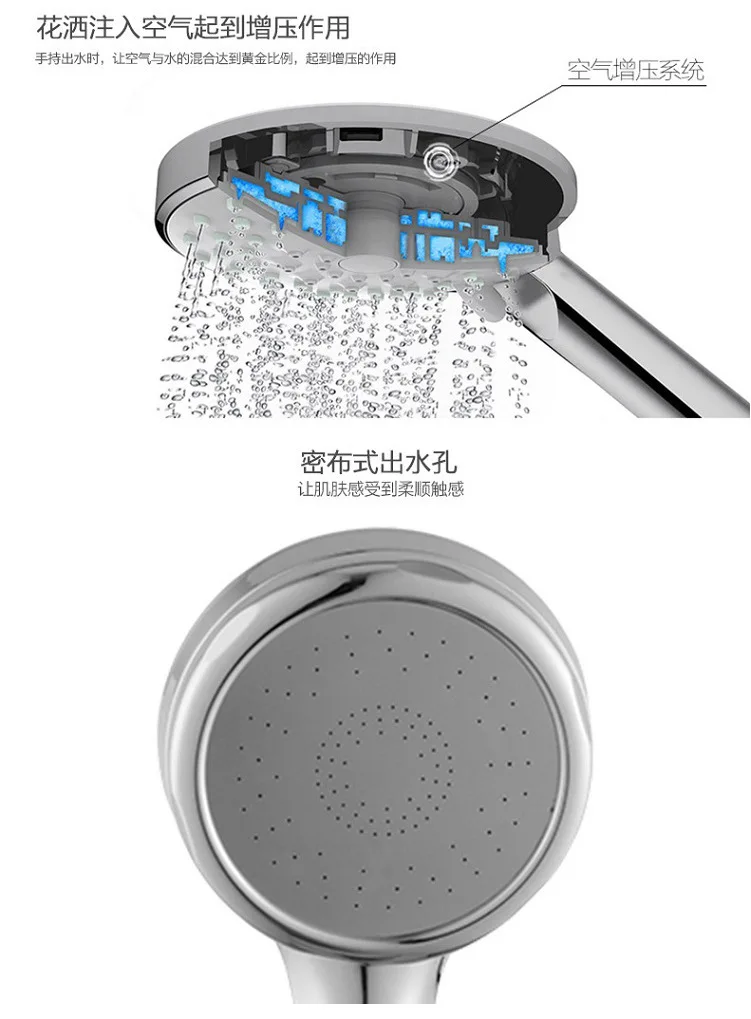 Micoe shower head bathroom accessories shower head delicate water M-HS103