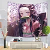 Anime tapestry Cartoon Ghost Slayer Tapestry Digital Printed Wall Cloth Large Size Tapestry for Home Decoration ► Photo 3/6