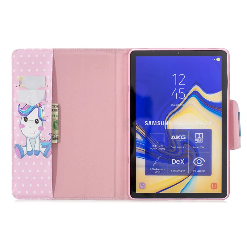 Wekays чехол для samsung Tab S4 10,5 кожаный чехол с единорогом для samsung Galaxy Tab S4 10," SM-T830 T835 чехол