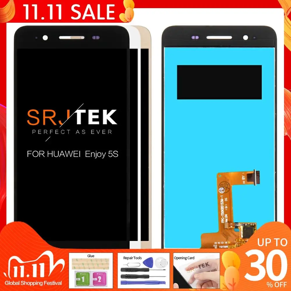 SRJTEK 5 0 &quotдля Huawei Enjoy 5S ЖК-дисплей сенсорный экран дигитайзер сборка Замена TAG-L01
