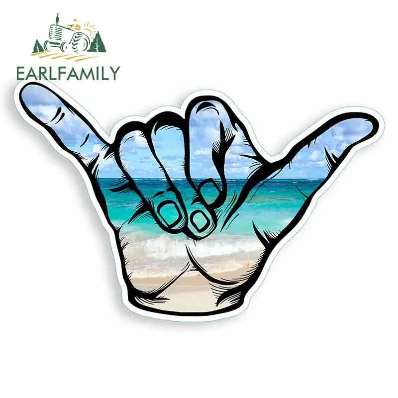 EARLFAMILY 13 см x 8 6 для пляжного зонтика повесить свободные Surf Hawaii аниме забавные
