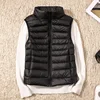 2022 New Women 90% White Duck Down Vest Women's Ultra Light Duck Down Vest Jacket Autumn Winter High collar Sleeveless Coat ► Photo 2/6