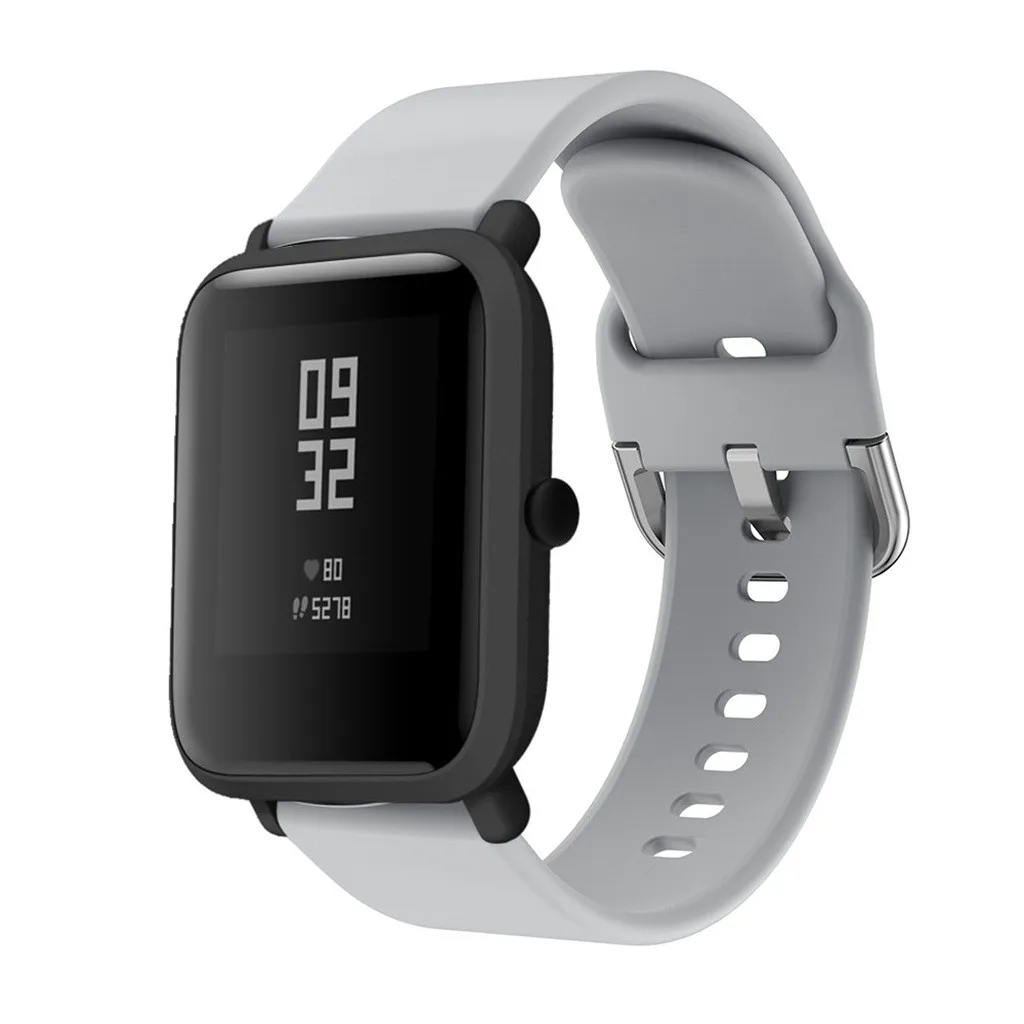 Soft Silicone Replacement Watch Band Straps For Xiaomi Huami Amazfit Bip Youth Watch Wrist Bracelet Strap For Sports 2020 top selling product 2020 Silicone Replacement Watch Band Straps for Xiaomi Huami Amazfit Bip Youth Watch Support Wholesale