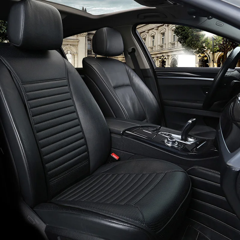 Автомобильный Универсальный Роскошный кожаный чехол для спинки сиденья