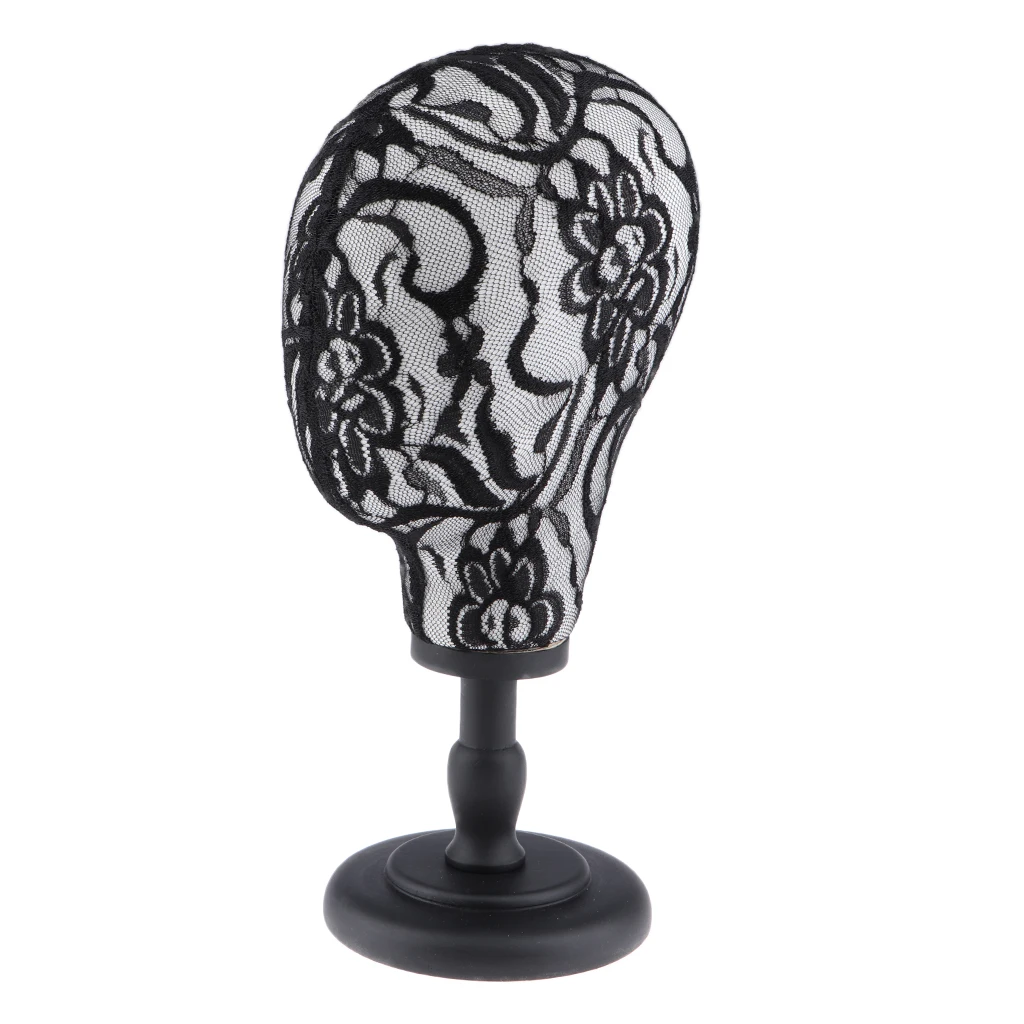 22'' Lace Foam Block Head For Hair Extension Lace Wigs Making and Display Styling Mannequin Manikin Head with Detachable Stand