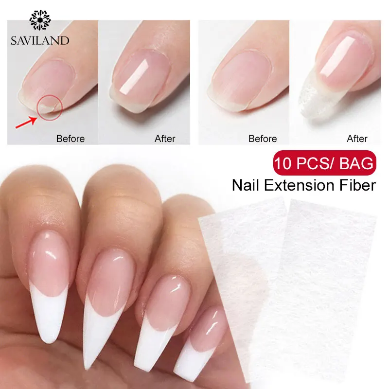 Saviland Diy Extension Pack Fiber Glass Nail Forms Salon Tool Building Fiber Easy To Use Acrylic Nail French Manicure Nail Art Nail Form Aliexpress