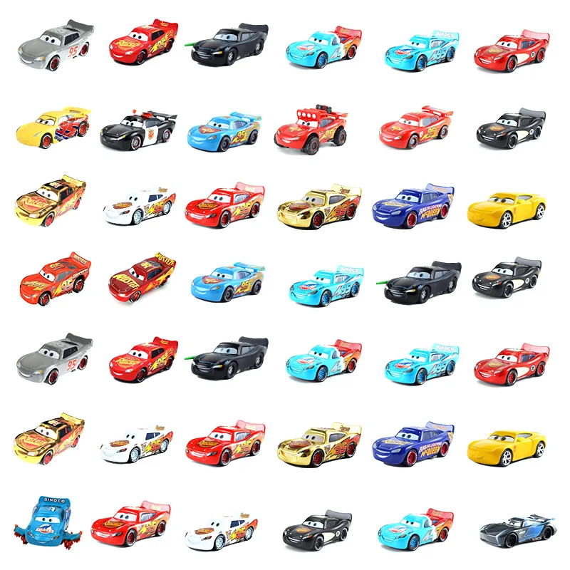 Disney-coches Pixar Cars 2 y 3 para niños, modelo de coche de aleación de Metal, Rayo McQueen, Jackson Storm, doctor, Kennedy Mater 1:55, regalo de cumpleaños, puzle, Juguetes