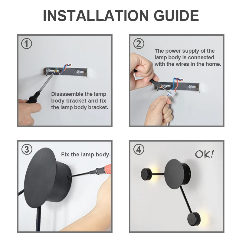 pos moderna simples lampada parede levou sala 04