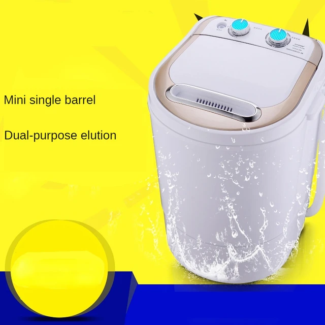 Mini machine à laver portable, turbine de grande capacité, entièrement et  semi-automatique, ménage, petit, mini, 10kg - AliExpress