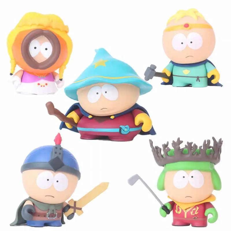 Anime Pvc Action Figure The Stick Of Truth Stan Kyle Kenny Cartman Collectible Model Toys For Children Gifts 5pcs Set Aliexpress