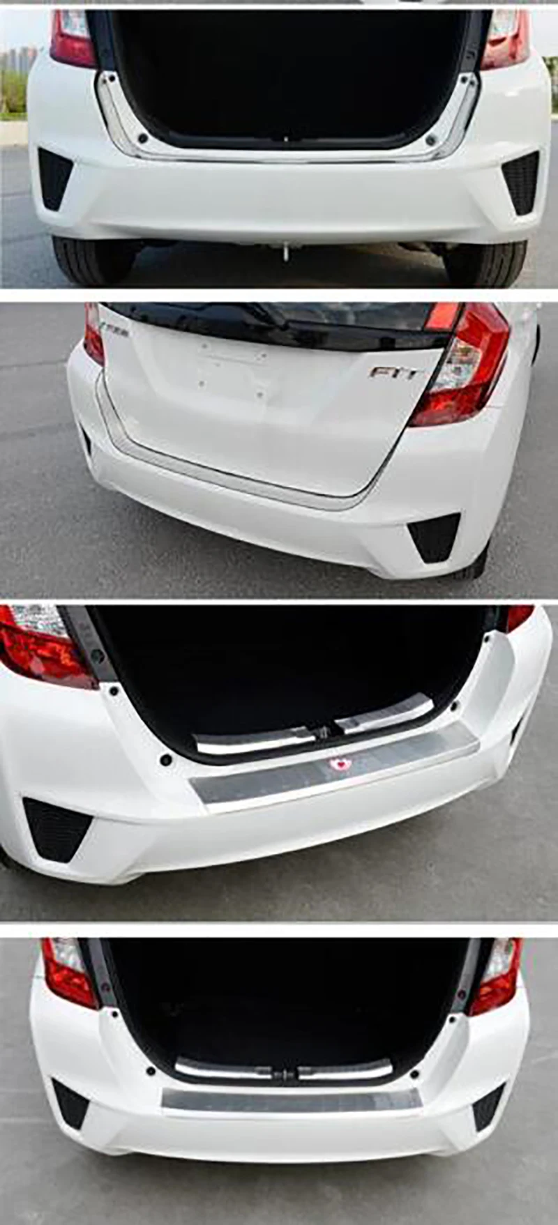 14-18 для honda fit degrees, задняя защитная накладка, новая модификация, накладка багажника 17 fit tail box, пороговая педаль