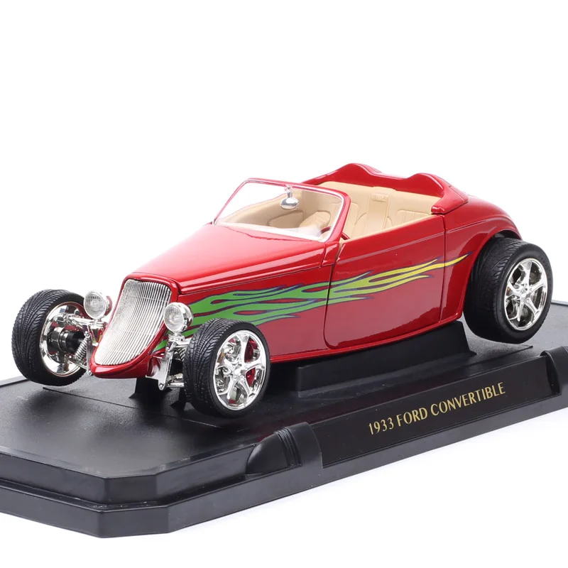 1:18 весы Road фирменные Классические Винтаж 1933 Ford Модель B купе Deluxe Tudor литья под