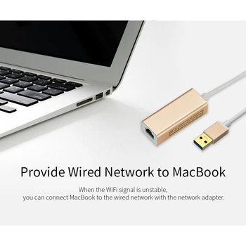 

Wire Network Wifi Adapter USB to RJ45 Port for Mac IOS PC Wire Network Connection Plug and Play Network Card
