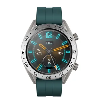 

#20 For Huawei Watch GT 2 46MM Bezel Ring Adhesive Cover Anti Scratch Metal Case Anti-shock Anti-shock Dropshipping