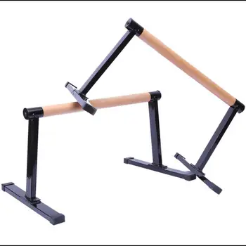 

Wooden Parallel Bars Home Handstand Anti Gravity Home Fitness Equipment Push-Up Stands Bars Parallettes Set Double Rod