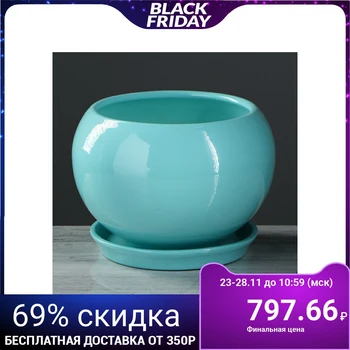 

Flowerpot Ball, premium, turquoise, 2 L 4309220