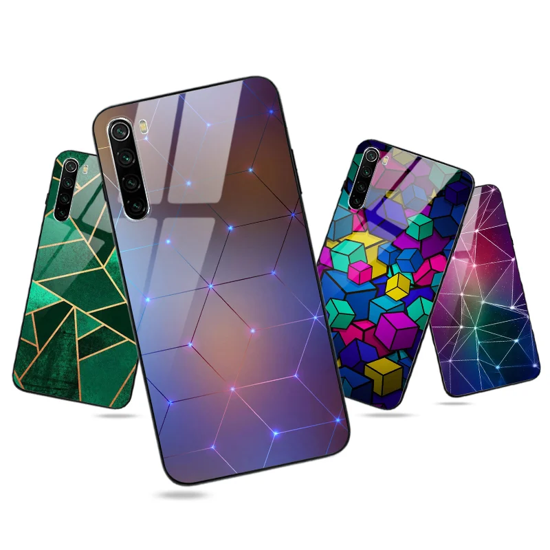 Чехол для Xiaomi Redmi 7A 8A 9A 7 8 9 Note Pro 8T 10 Lite Яркий глянцевый чехол чехлы|Бамперы| |
