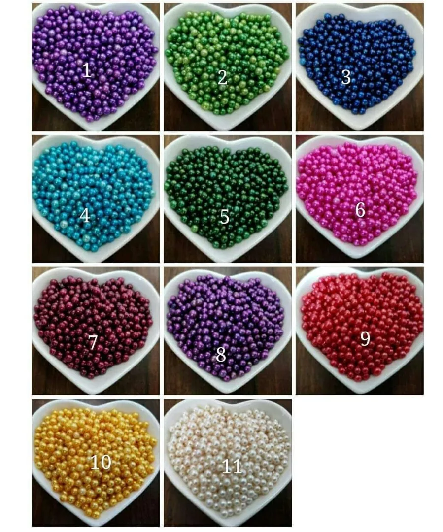 

Wholesale 3-4MM Loose Pearls for Oyster AAA Grade Charm Colored Freshwater Pearl Beads 11 Colors Available PL338