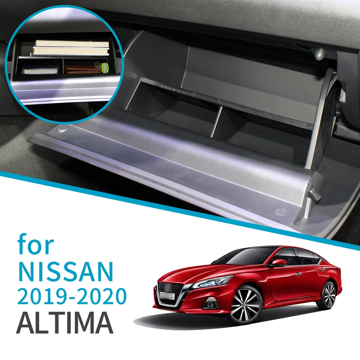 Smabee автомобильный ящик для хранения перчаток для Nissan Altima аксессуары для салона автомобиля co-pilot коробка для хранения косметики