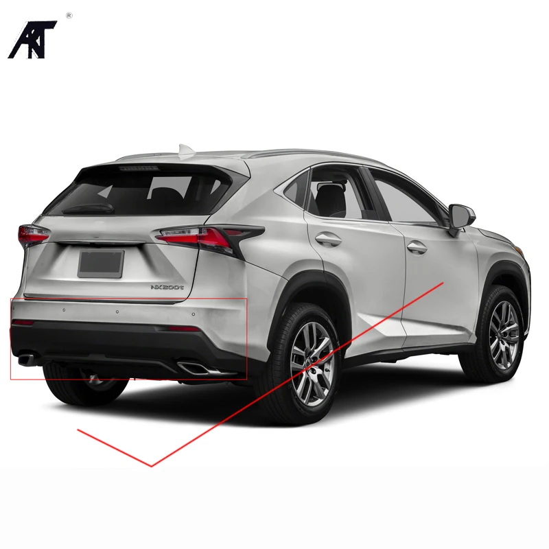 Комплект литых брызговиков для Lexus NX NX200T NX300H 2015 2016 2017 брызговики передние и задние