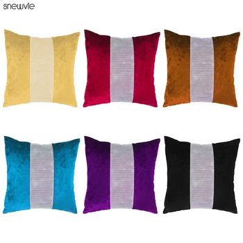 

Universal Velvet Elastic Stretch Cushion Cover Home Throw Pillow Case Slipcovers